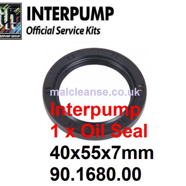 Interpump Oil Seal Oil Seal 40x55x7 90.1680.00