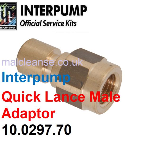 Interpump Quick Lance Male Adaptor - 10.0297.70