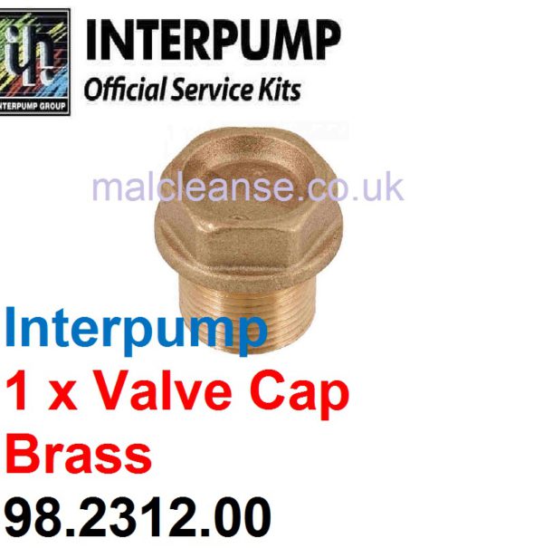 Interpump Valve Cap M32x2x20.5 - 98.2312.00