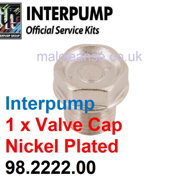 Interpump Valve Cap M24x2x16.5 Nickel Plated 98.2222.00