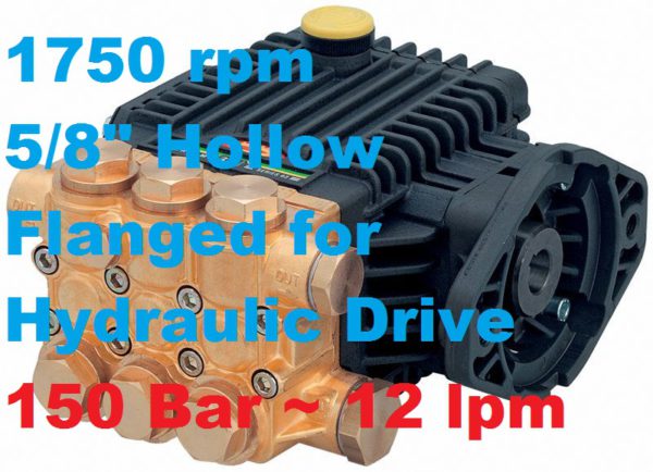 IP 150 Bar 12 lpm Hyd. Flanged Pressure Washer Pump UL1512i