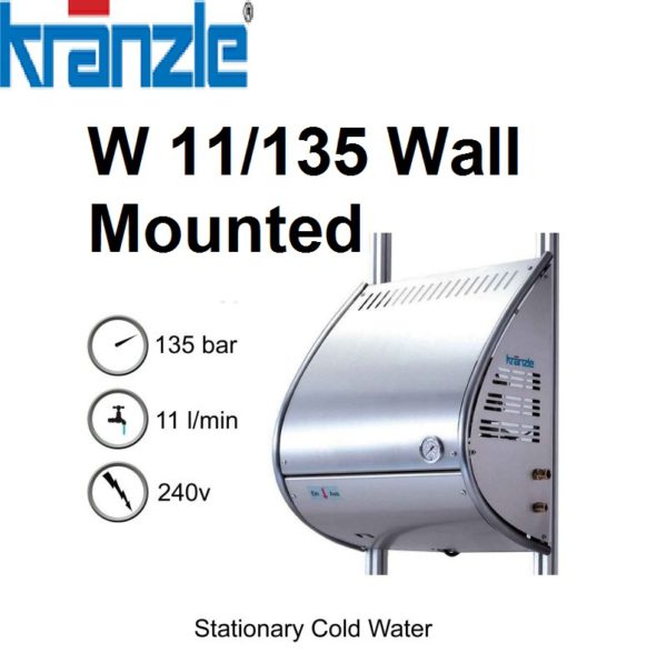 Kranzle 135 Bar 11 lpm Single Phase Pressure Washer W11135