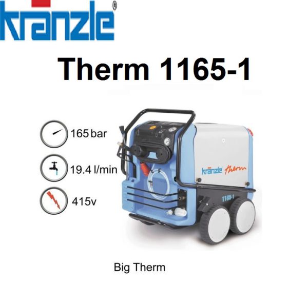 Kranzle Therm 1165-1 415v Hot Pressure Washer - 11651