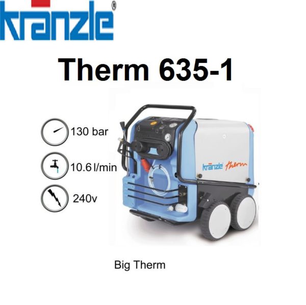 Kranzle Therm 635-1 240v Hot Pressure Washer - K635-1