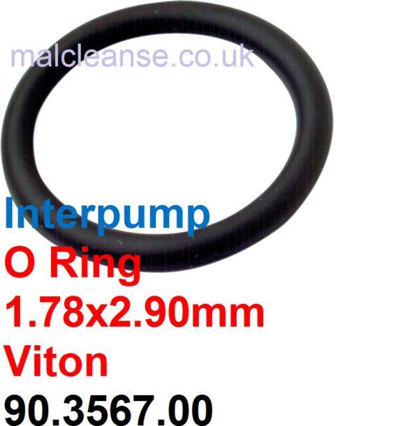 1 x Interpump O Ring 1.78x2.90 (2012) VITON 90.3567.00