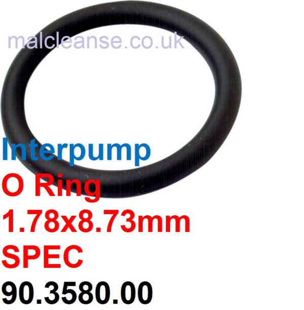 1 x Interpump O Ring 1.78x8.73 SPEC - 90.3580.00