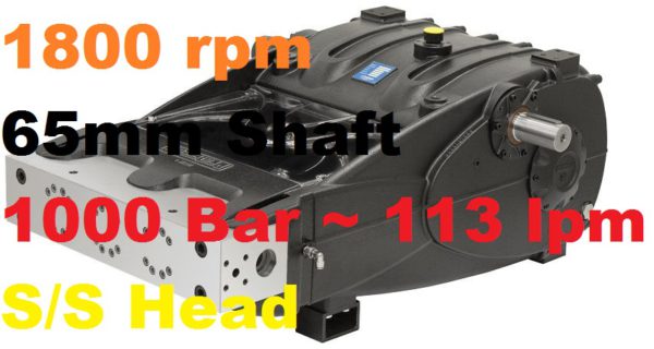 Pratissoli 1000 Bar 113 lpm Pressure Pump SR32-GB18
