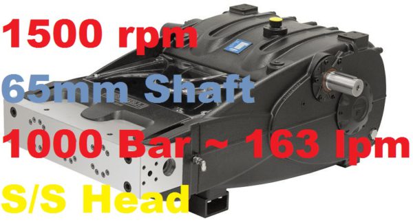 Pratissoli 1000 Bar 163 lpm Pressure Pump TR32-GB15