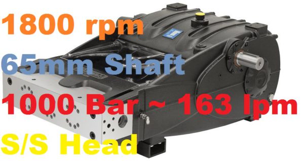 Pratissoli 1000 Bar 163 lpm Pressure Pump TR32-GB18