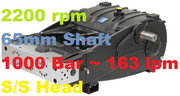 Pratissoli 1000 Bar 163 lpm Pressure Pump TR32-GB22