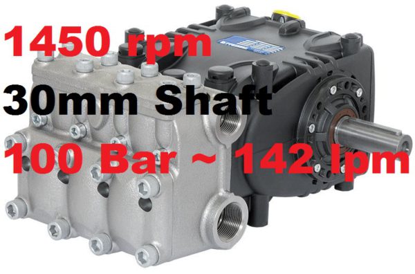 Pratissoli 100 Bar 142 lpm Pressure Pump KT40