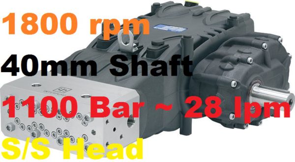 Pratissoli 1100 Bar 28 lpm Pressure Pump VK14-GB18