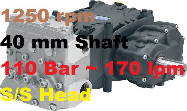 Pratissoli 110 Bar 170 lpm Pressure Pump KF40-GB12
