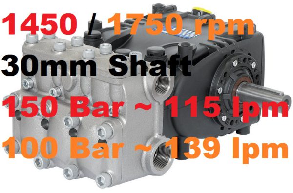 Pratissoli 115 Bar 115 lpm Pressure Pump KT36