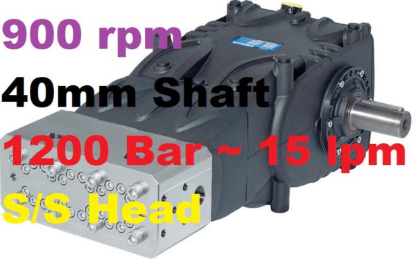 Pratissoli 1200 Bar 15 lpm Pressure Pump VF12-16