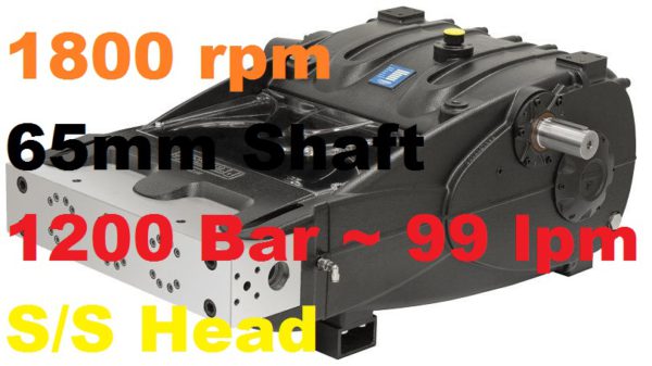 Pratissoli 1200 Bar 99 lpm Pressure Pump SR30-GB18