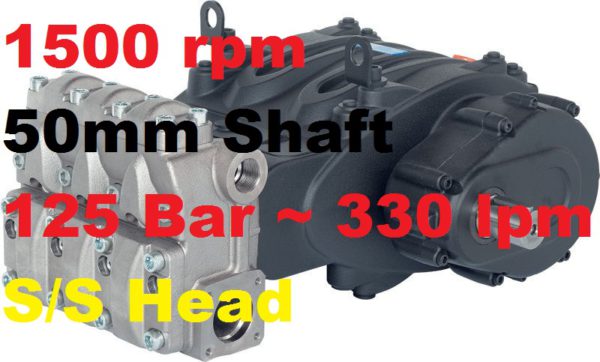 Pratissoli 125 Bar 330 lpm Pressure Pump MW50-GB15
