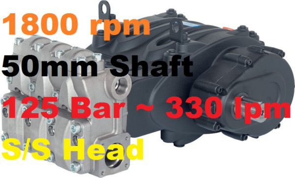 Pratissoli 125 Bar 330 lpm Pressure Pump MW50-GB18