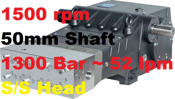 Pratissoli 1300 Bar 52 lpm Pressure Pump SK22-GB15