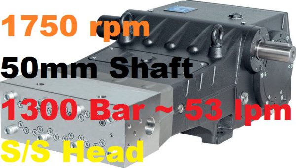 Pratissoli 1300 Bar 53 lpm Pressure Pump SK22-GB175