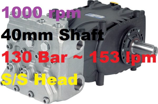 Pratissoli 130 Bar 153 lpm Pressure Pump KF36-153