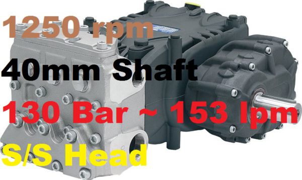 Pratissoli 130 Bar 153 lpm Pressure Pump KF36-GB12