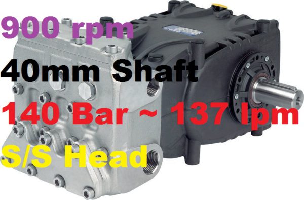 Pratissoli 140 Bar 137 lpm Pressure Pump KF36-137