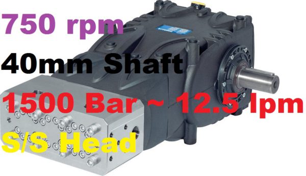 Pratissoli 1500 Bar 12.5 lpm Pressure Pump VF12-12