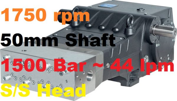 Pratissoli 1500 Bar 44 lpm Pressure Pump SK20-GB175