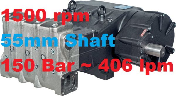 Pratissoli 150 Bar 406 lpm Pressure Pump MK65-GB15