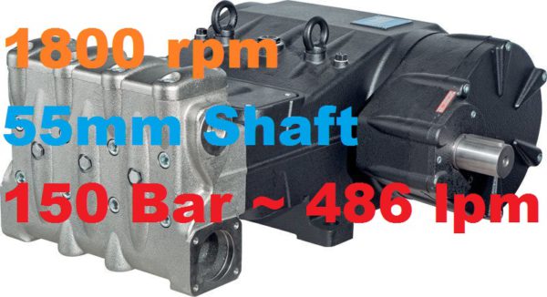 Pratissoli 150 Bar 486 lpm Pressure Pump MKS65-GB18
