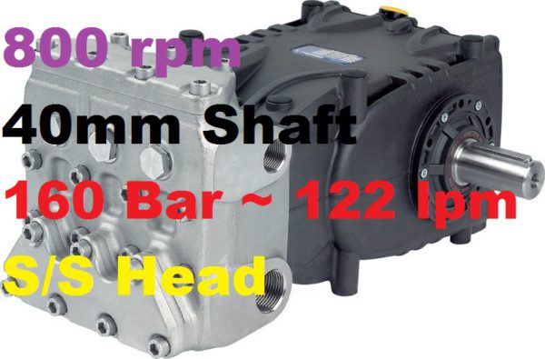Pratissoli 160 Bar 122 lpm Pressure Pump KF36-122