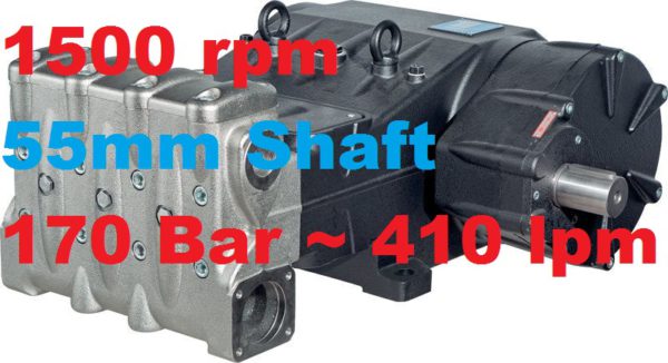 Pratissoli 170 Bar 410 lpm Pressure Pump MKS60-GB15