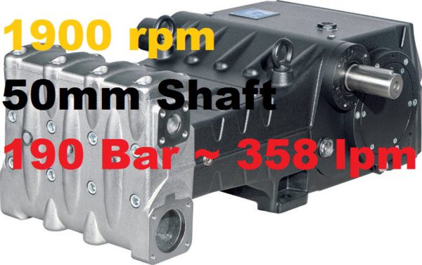 Pratissoli 190 Bar 358 lpm Pressure Pump LK55-GB19