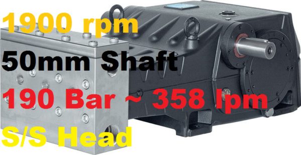 Pratissoli 190 Bar 358 lpm Pressure Pump LKN55-GB19