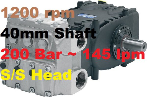 Pratissoli 200 Bar 145 lpm Pressure Pump KS32