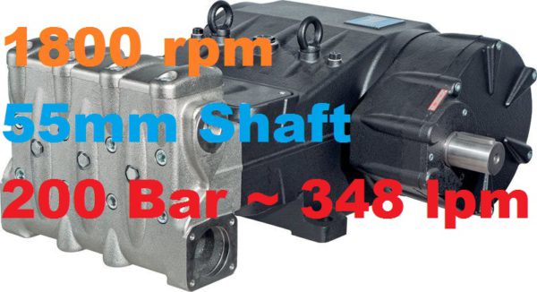 Pratissoli 200 Bar 348 lpm Pressure Pump MKS55-GB18