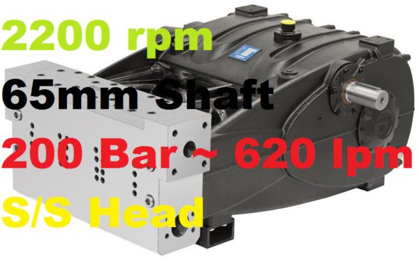 Pratissoli 200 Bar 620 lpm Pressure Pump SR75-GB22