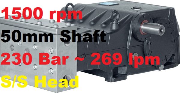 Pratissoli 230 Bar 269 lpm Pressure Pump LKN50-GB15