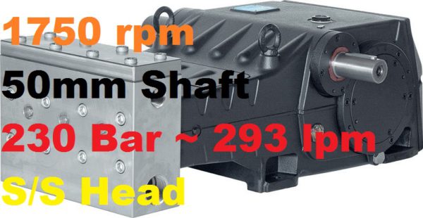 Pratissoli 230 Bar 293 lpm Pressure Pump LKN50-GB175