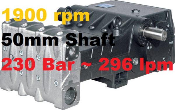 Pratissoli 230 Bar 296 lpm Pressure Pump LK50-GB19
