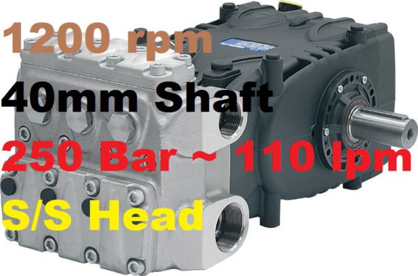 Pratissoli 250 Bar 110 lpm Pressure Pump KS28