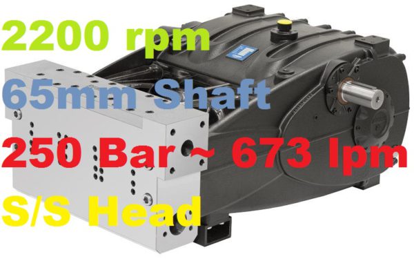 Pratissoli 250 Bar 673 lpm Pressure Pump TR65-GB22
