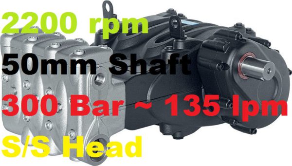Pratissoli 300 Bar 135 lpm Pressure Pump MW32-GB22