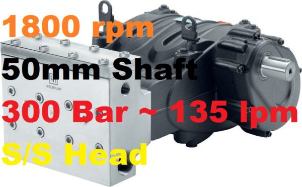 Pratissoli 300 Bar 135 lpm Pressure Pump MWN32-GB18