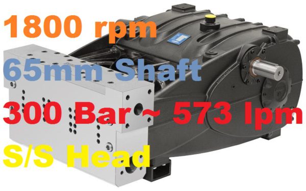 Pratissoli 300 Bar 573 lpm Pressure Pump TR60-GB18
