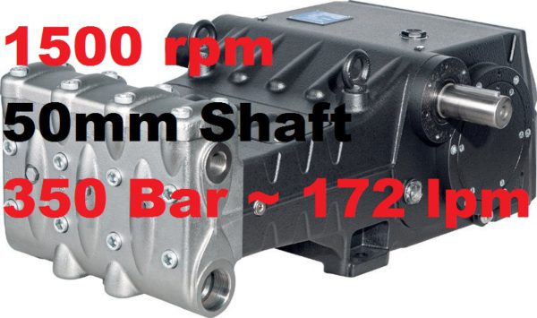 Pratissoli 350 Bar 172 lpm Pressure Pump LK40-GB15