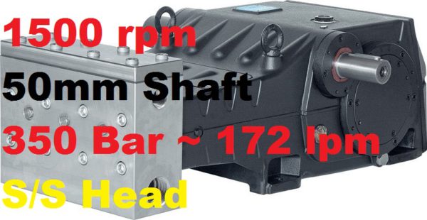 Pratissoli 350 Bar 172 lpm Pressure Pump LKN40-GB15
