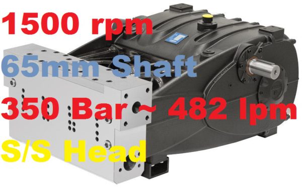 Pratissoli 350 Bar 482 lpm Pressure Pump TR55-GB15
