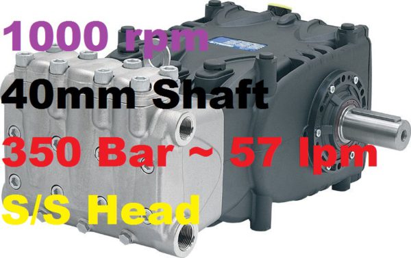 Pratissoli 350 Bar 57 lpm Pressure Pump HF22-57